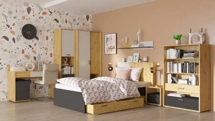 Шкаф двухстворчатый Kubo (Кубо) ШК-90 