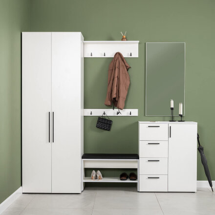 Тумба для обуви Эйр, Белый 