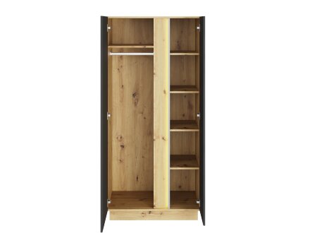 Шкаф 2х дверный Modo (Модо), черный 