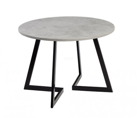 Стол круглый Гермес 1050 опора черная 