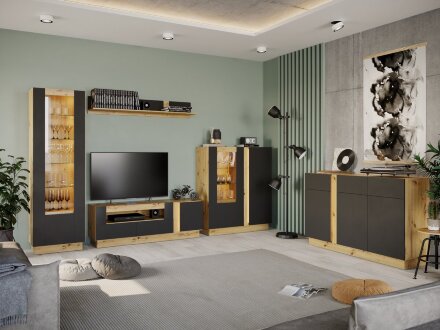 Полка навесная Modo (Модо), черный 