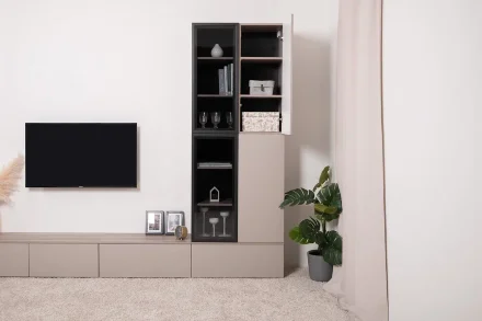 Шкаф навесной 16.322.01 Роквуд, Крем 