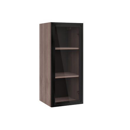 Шкаф-витрина навесной 16.322.02 Роквуд, Крем 