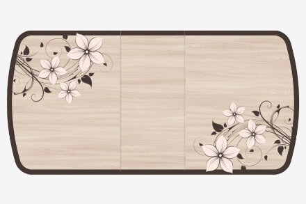 Стол раздвижной Бостон-3 Цветы (брифинг) 